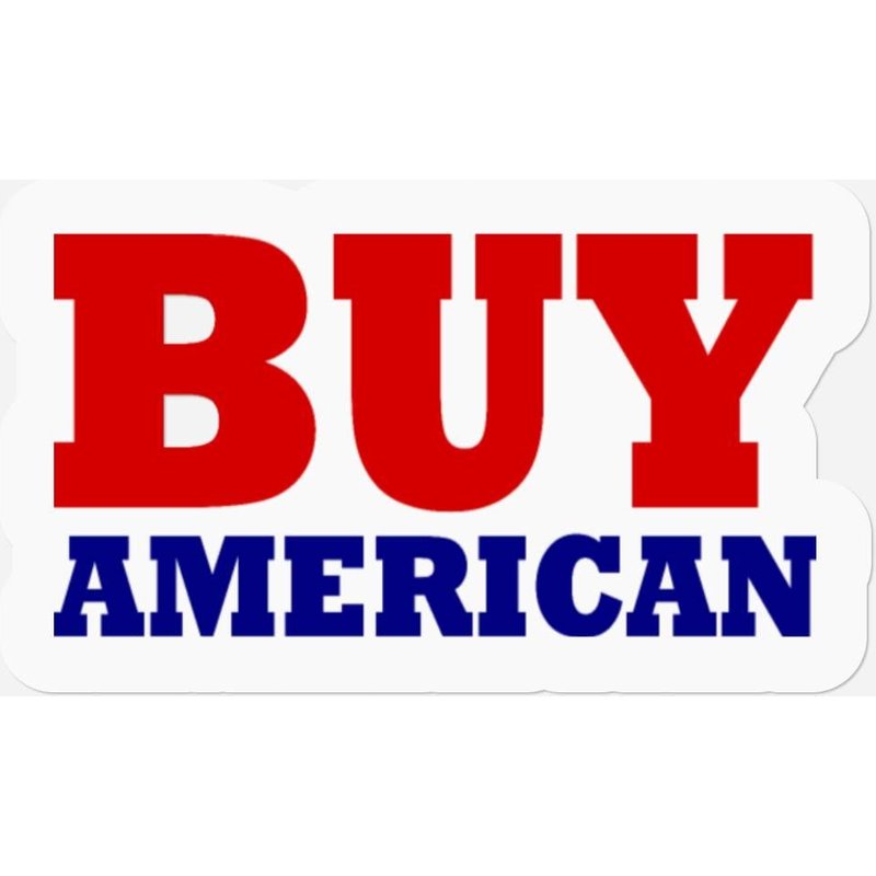 Buy American — Autocollants et stickers