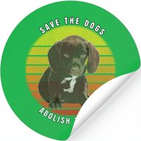 Save The Dogs Abolish The Atf — Stickers & Decals