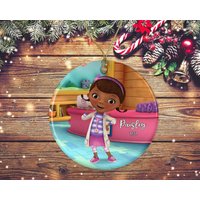 Personalized Doc Mcstuffins Christmas Ornament