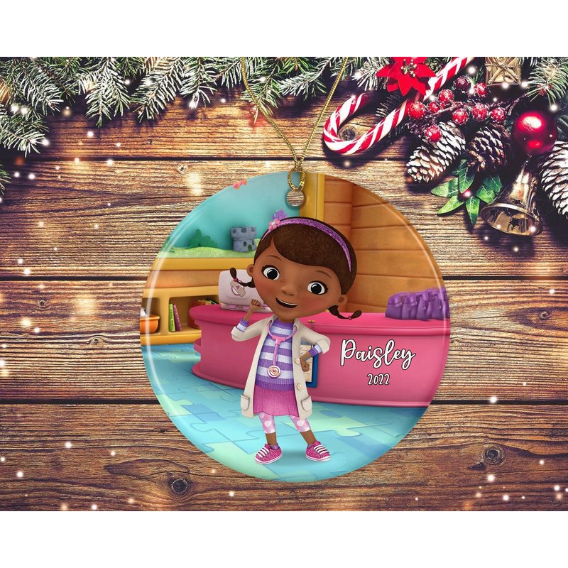 Personalized Doc Mcstuffins Christmas Ornament — Ornements