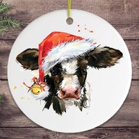 Farm Animal Themed Christmas Ornaments