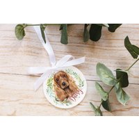 Personalised Pet Hanging Bauble Decoration | Personalized Dog Ornament — Ornements