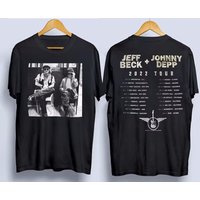 Jeff Beck And Johnny Depp 2022 Tour Shirt — T-shirts pour hommes