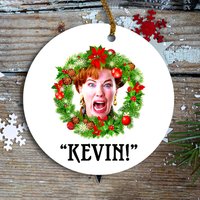 Kevin Mccallister Home Alone Christmas Ornament, Kevin Scream Ornament