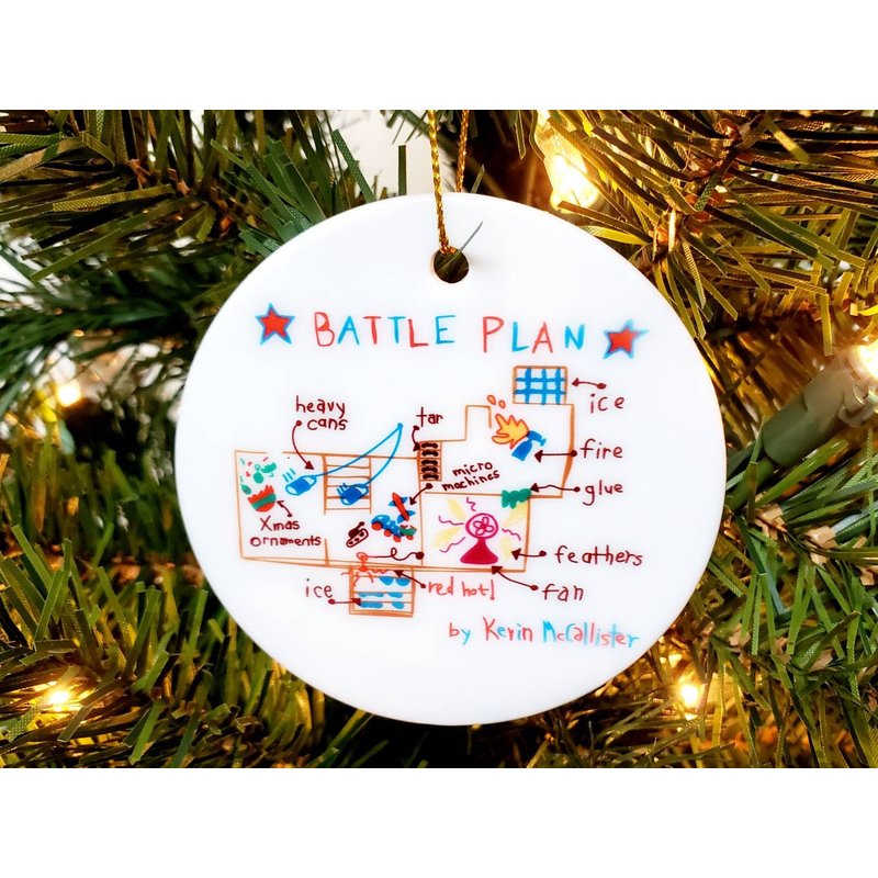 Battle Plan Ornament, Home Alone Ornament, Christmas Ornament — Ornaments