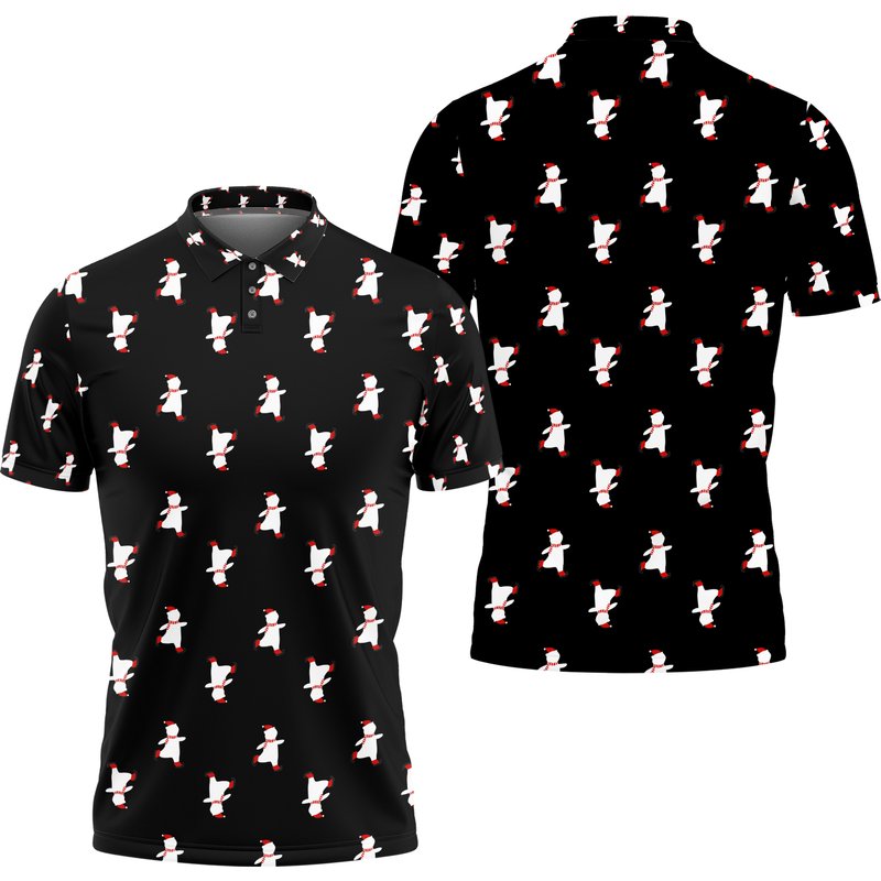 Polar Bear Golf Polo Shirt — Mens Casual Shirts