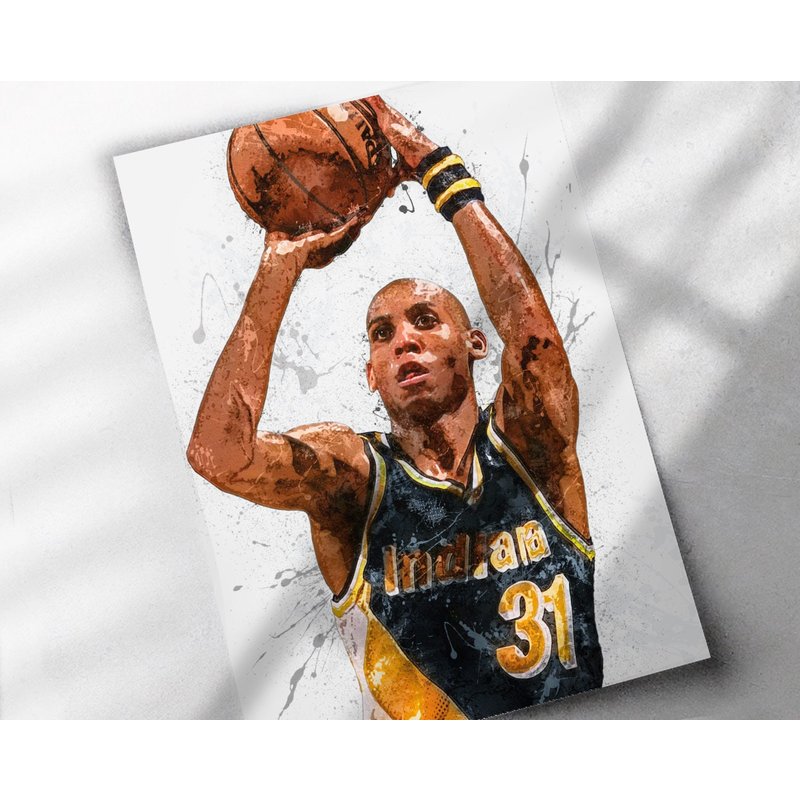 Reggie Miller Poster Print - Indiana Pacers — Posters & Prints