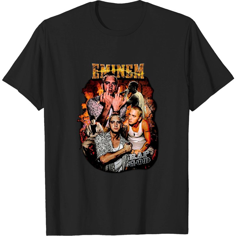 Vintage Eminem Rap God Tshirt, Eminem Rapper Graphic Tee — Mens T Shirts