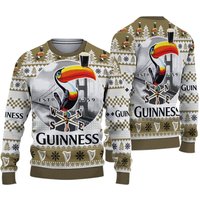3d 60 Guinness Ugly Sweater Beer Drinking Christmas 3d Sweater