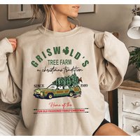 Vintage Griswold's Christmas Crewneck Sweatshirt — Sweats à capuche pour hommes