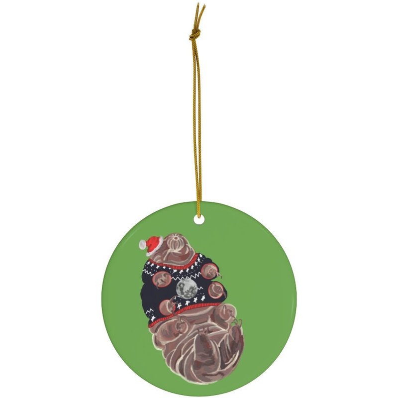 Tardigrade Ceramic Ornament — Ornaments