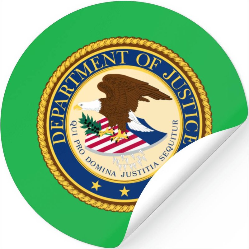 Department Of Justice — Autocollants et stickers