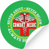 Combat Medic Always A Combat Medic — Stickers & Decals