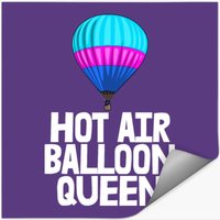Hot Air Balloon Queen — Stickers & Decals