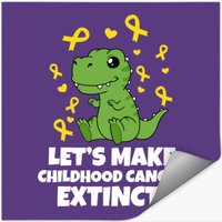 Childhood Cancer Awareness Let Make Childhood Canc — Autocollants et stickers