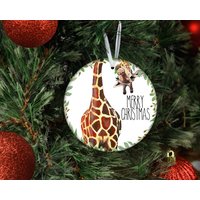 Giraffe Ornament Giraffe Home Decor Christmas Ornament — Ornements