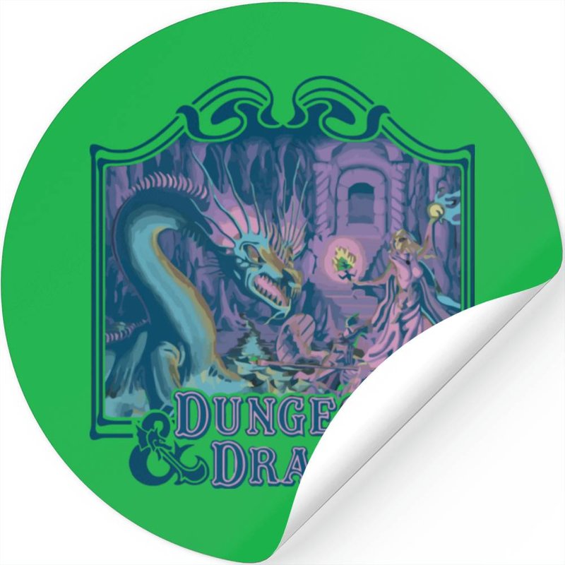 Dungeons Dragons Classic- Basic Rule — Autocollants et stickers