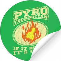 Pyrotechnician Crew Pyrotechnics Fireworks Pyro — Autocollants et stickers
