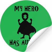My Hero Has Autism — Stickers & Decals