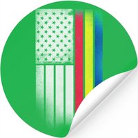Romanian American Flag Half Romanian Half American