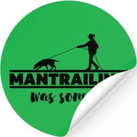 Mantrailing What Else Silhouette Search Dog Dogs — Stickers & Decals