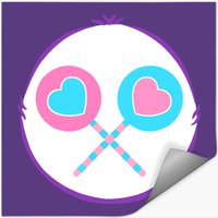 Share Care For Bear Flower Costume Halloween — Autocollants et stickers