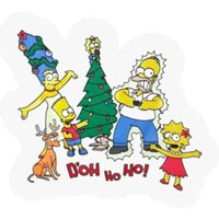 Doh Ho Ho The Simpsons Christmas Tree — Autocollants et stickers