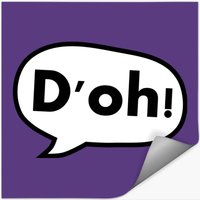 D'oh! The Simpsons — Autocollants et stickers