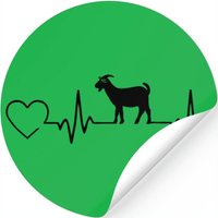 Goat Heartbeat, Goat Heartbeat — Stickers & Decals