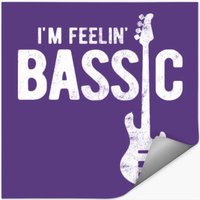 Bass Bass Player Player — Stickers & Decals