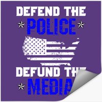 Thin Blue Line Defend The Police Defund The Media