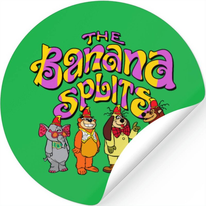 Banana Splits Sticker Mask — Autocollants et stickers