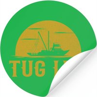 Tug Boat Funny Tugboat Life — Autocollants et stickers