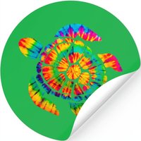 Tye Dye Sea Turtle Sticker — Autocollants et stickers