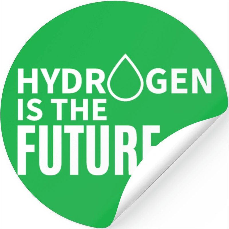 Hydrogen Is The Future H Fuel Cell Clean Energy — Autocollants et stickers