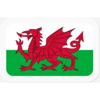 Wales Flag Round Corner 400 Dpi