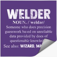 Welding Stickers Welder Funny Noun Definition Weld — Autocollants et stickers