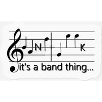 Band Geek Stickers And Gifts — Autocollants et stickers
