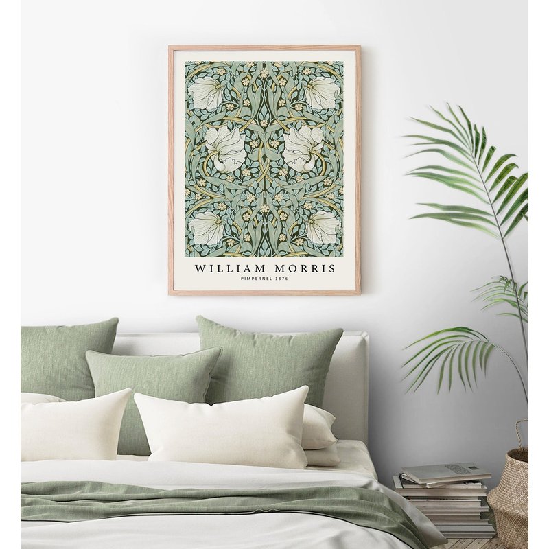 William Morris Pimpernel Print, Museum Exhibition Art Poster — Affiches et impressions