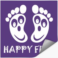 Funny Happy Feet — Autocollants et stickers