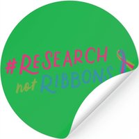 Researchnotribbons Metastatic Breast Cancer Stage — Stickers & Decals
