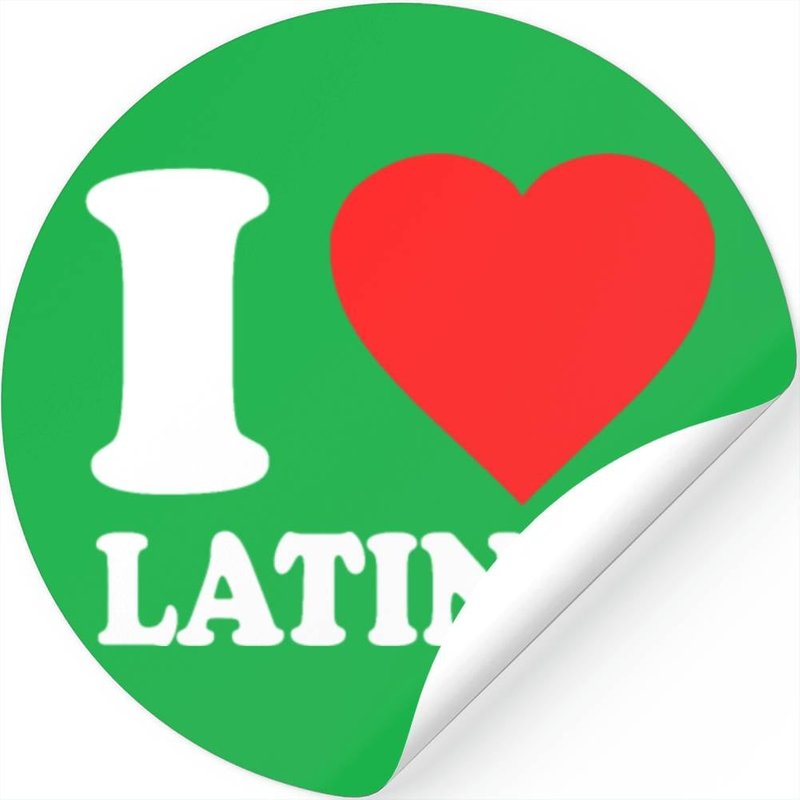 I Love Latinas — Stickers & Decals