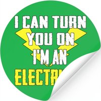 Electrician Sayings Turn You On — Autocollants et stickers