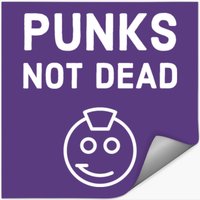 Punks Not Dead — Autocollants et stickers