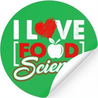I Heart Food Science Stickers