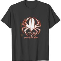 Cold Band -year Of The Spider- Distressed Artwork T-shirts — Mens T Shirts