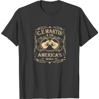 Guitar Guitarist - Cf Martin & Co Americas T-shirts — Mens T Shirts