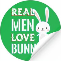 Real Men Love Bunnies — Stickers & Decals