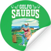 Dino Sport Golf Playing Trex — Autocollants et stickers