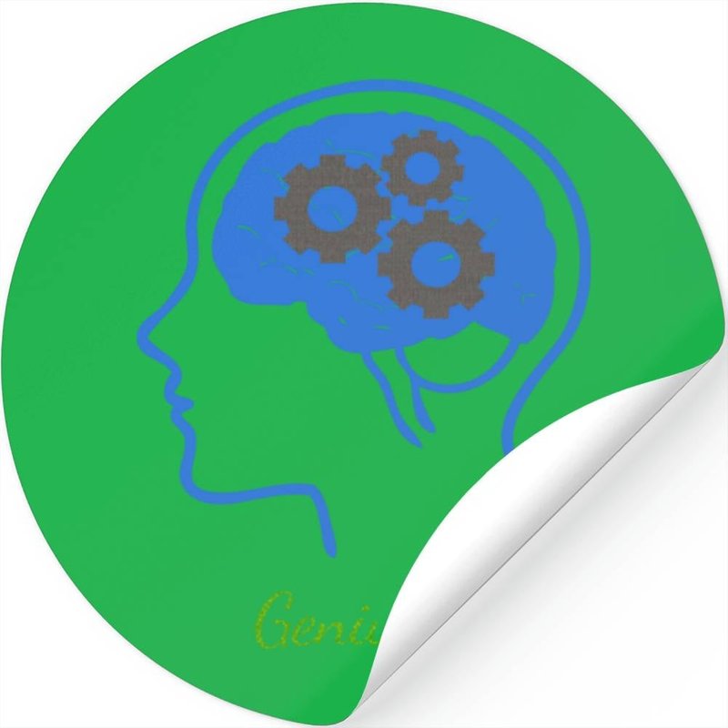Genius Mind/mind/ Beautiful Mind — Autocollants et stickers